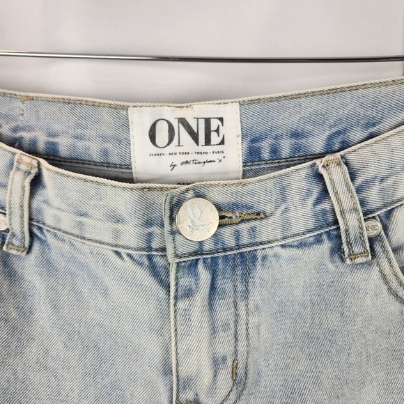 One Teaspoon Awesome Baggies jeans with sequin size 27 in VGUC - Picture 7 of 12